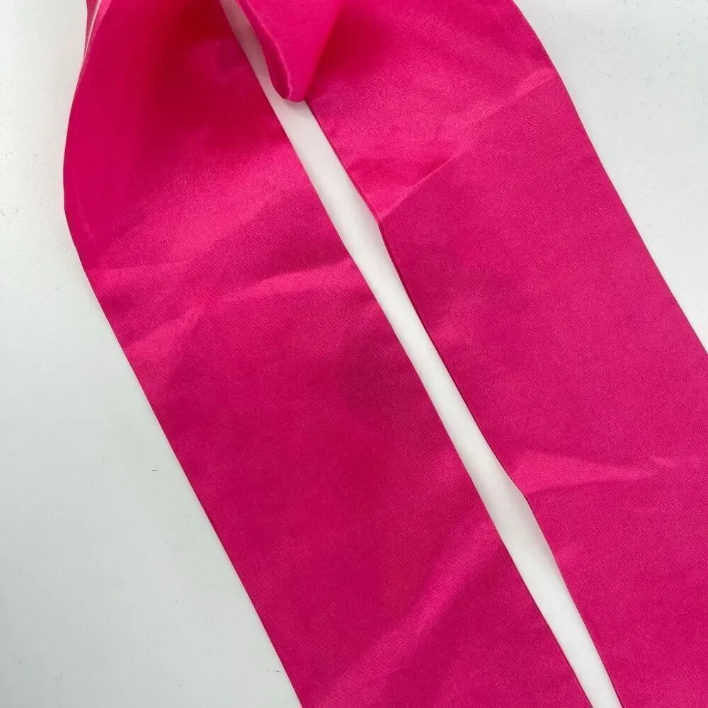 Big Sister Pink Satin Sash Heart Print Party Celebration Accessory